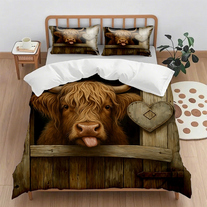 91家纺网 家纺一手货源 找家纺 （总2）轩贝雅 2025新款跨境Pod工厂数码印花被套套装（被套+枕套）第六批