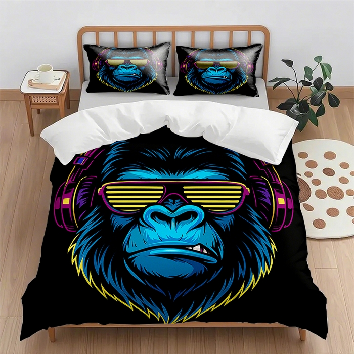 91家纺网 家纺一手货源 找家纺 （总2）轩贝雅 2025新款跨境Pod工厂数码印花被套套装（被套+枕套）第六批