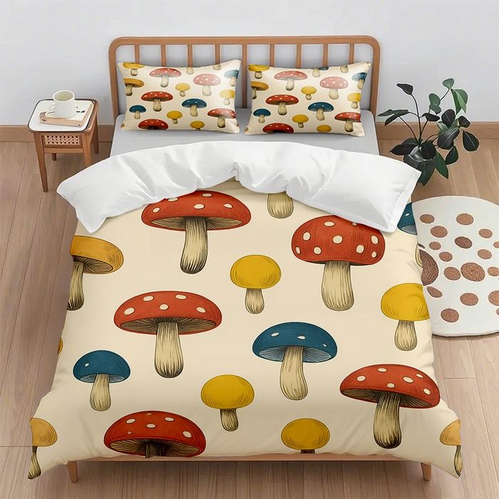 91家纺网 家纺一手货源 找家纺 （总2）轩贝雅 2025新款跨境Pod工厂数码印花被套套装（被套+枕套）第六批