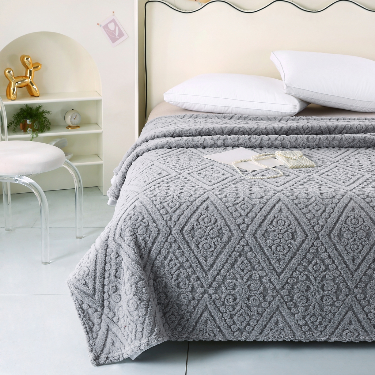 91家纺网 家纺一手货源 找家纺 （总）巴木赫 2025新款如意阁塔芙绒毯子毛毯