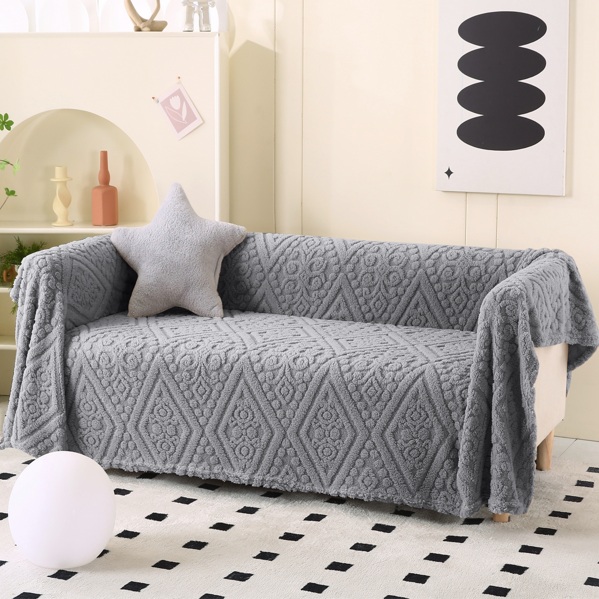 91家纺网 家纺一手货源 找家纺 （总）巴木赫 2025新款如意阁塔芙绒毯子毛毯