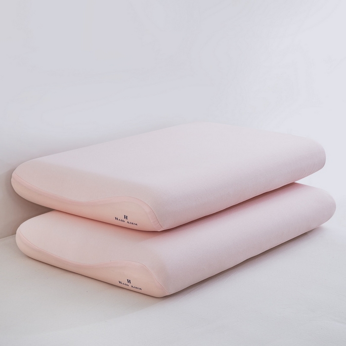 91家纺网 家纺一手货源 找家纺 大黄蜂家居家纺 2025新款星球二代深睡记忆枕套Pro 淡云粉