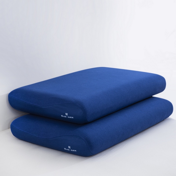 91家纺网 家纺一手货源 找家纺 大黄蜂家居家纺 2025新款星球二代深睡记忆枕套Pro 深睡蓝