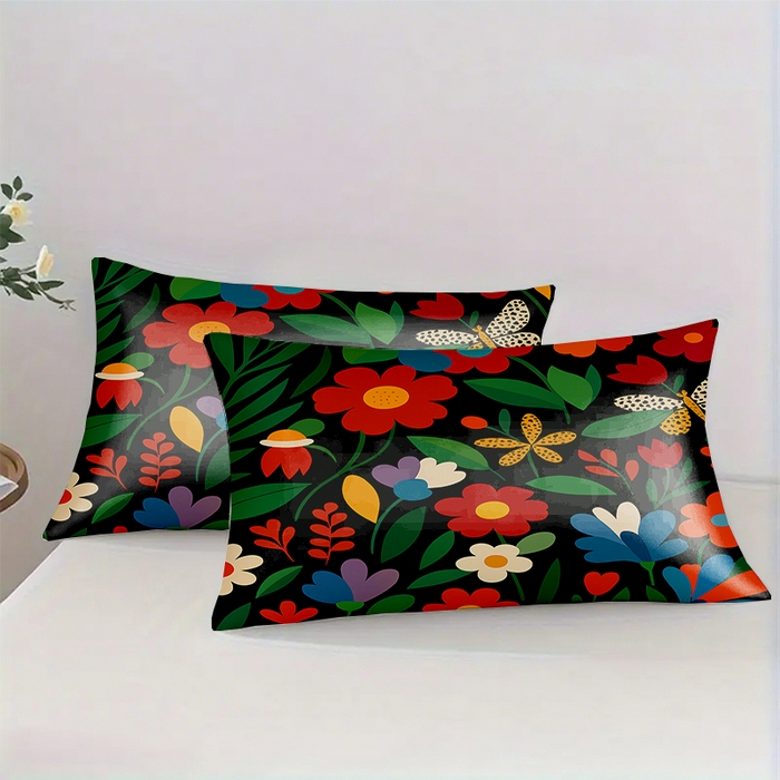 91家纺网 家纺一手货源 找家纺 （总2）轩贝雅 2025新款跨境Pod工厂数码印花被套套装（被套+枕套）第六批