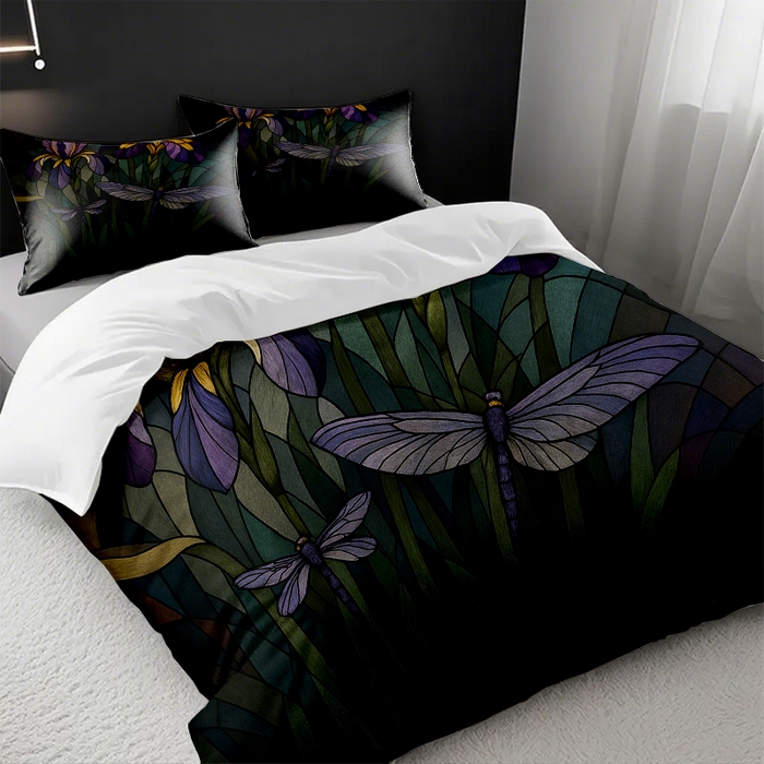 91家纺网 家纺一手货源 找家纺 （总2）轩贝雅 2025新款跨境Pod工厂数码印花被套套装（被套+枕套）第六批