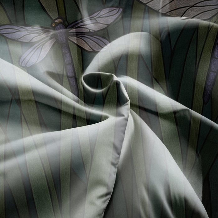 91家纺网 家纺一手货源 找家纺 （总2）轩贝雅 2025新款跨境Pod工厂数码印花被套套装（被套+枕套）第六批