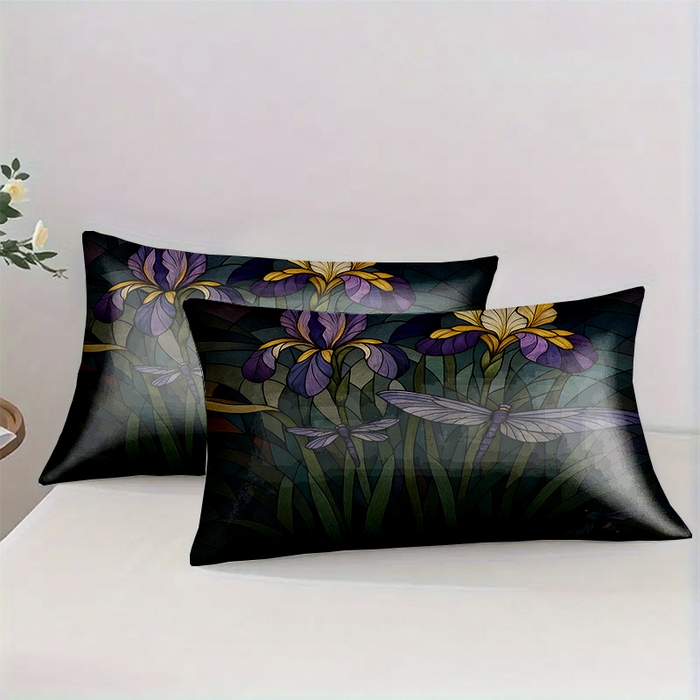 91家纺网 家纺一手货源 找家纺 （总2）轩贝雅 2025新款跨境Pod工厂数码印花被套套装（被套+枕套）第六批