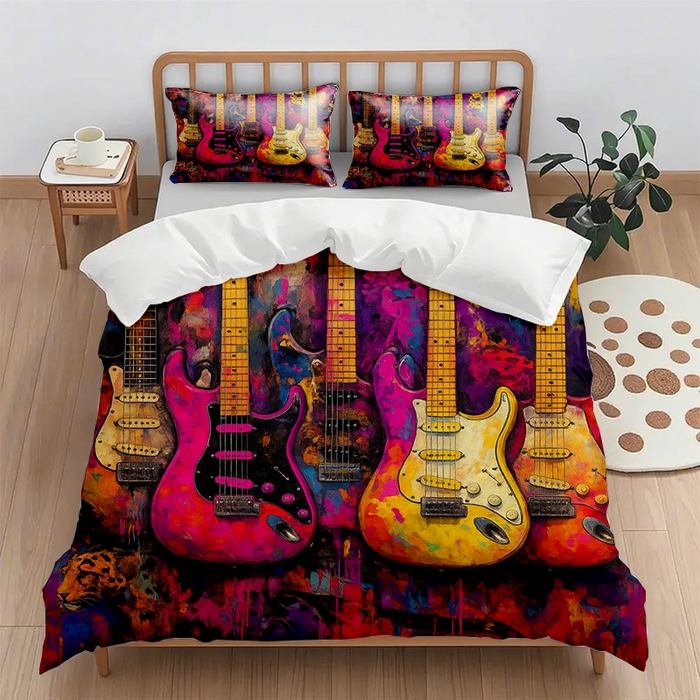 91家纺网 家纺一手货源 找家纺 （总1）轩贝雅 2025新款跨境Pod工厂数码印花被套套装（被套+枕套）第七批