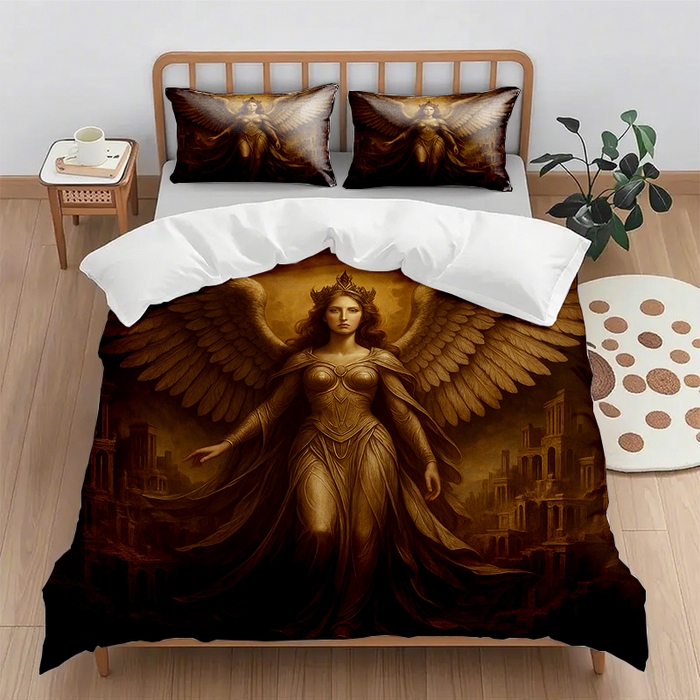 91家纺网 家纺一手货源 找家纺 （总1）轩贝雅 2025新款跨境Pod工厂数码印花被套套装（被套+枕套）第七批