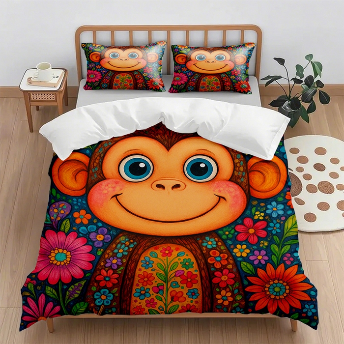 91家纺网 家纺一手货源 找家纺 （总1）轩贝雅 2025新款跨境Pod工厂数码印花被套套装（被套+枕套）第七批