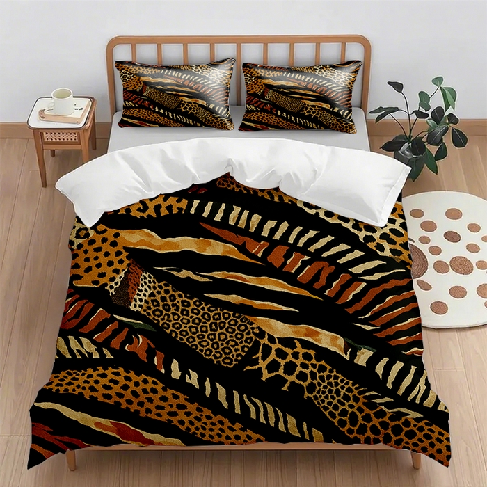 91家纺网 家纺一手货源 找家纺 （总1）轩贝雅 2025新款跨境Pod工厂数码印花被套套装（被套+枕套）第七批