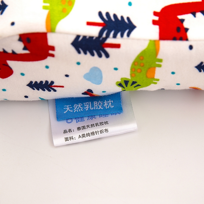 91家纺网 家纺一手货源 找家纺 大黄蜂家居家纺 2025新款针织棉儿童乳胶枕 小恐龙