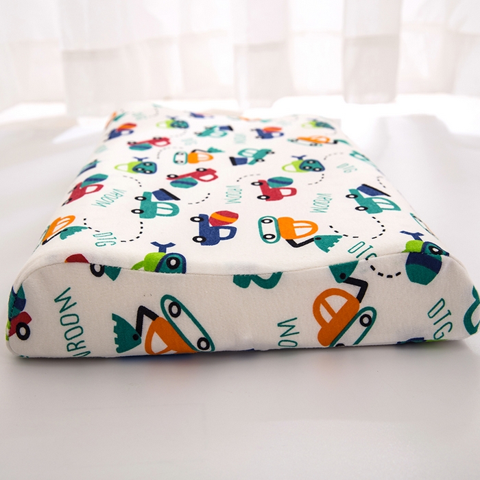 91家纺网 家纺一手货源 找家纺 大黄蜂家居家纺 2025新款针织棉儿童乳胶枕 小汽车