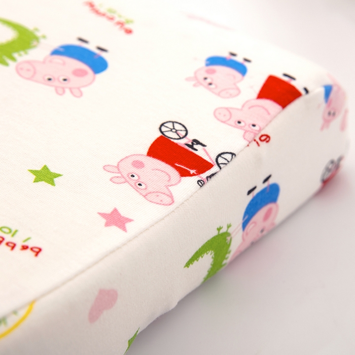 91家纺网 家纺一手货源 找家纺 大黄蜂家居家纺 2025新款针织棉儿童乳胶枕 小猪佩奇