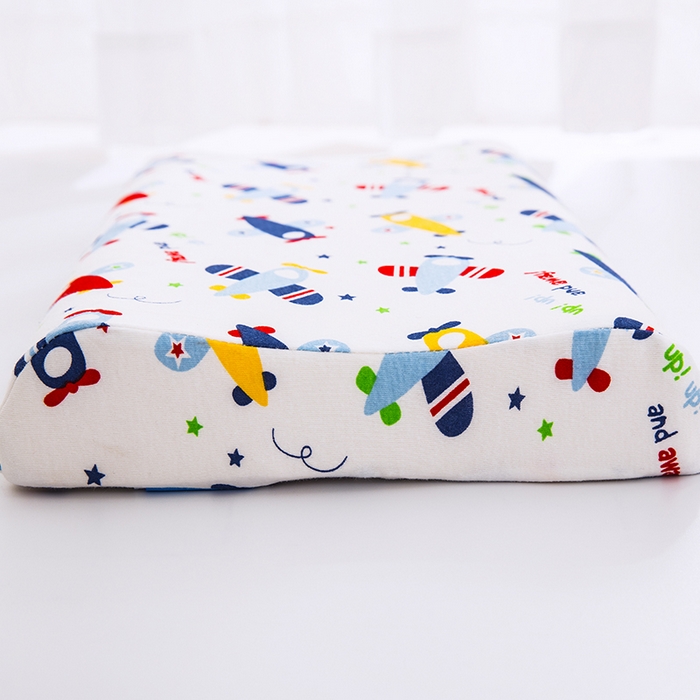 91家纺网 家纺一手货源 找家纺 大黄蜂家居家纺 2025新款针织棉儿童乳胶枕 小飞机