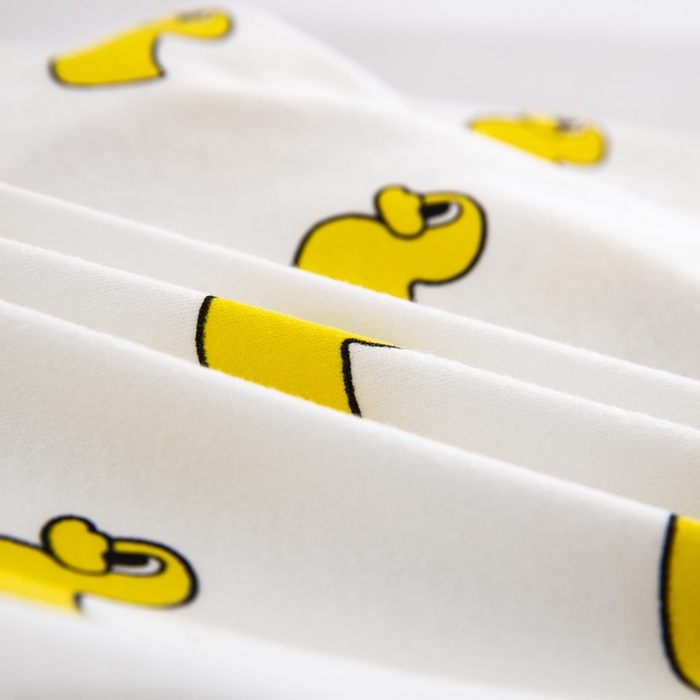 91家纺网 家纺一手货源 找家纺 大黄蜂家居家纺 2025新款针织棉儿童乳胶枕 小鸭子