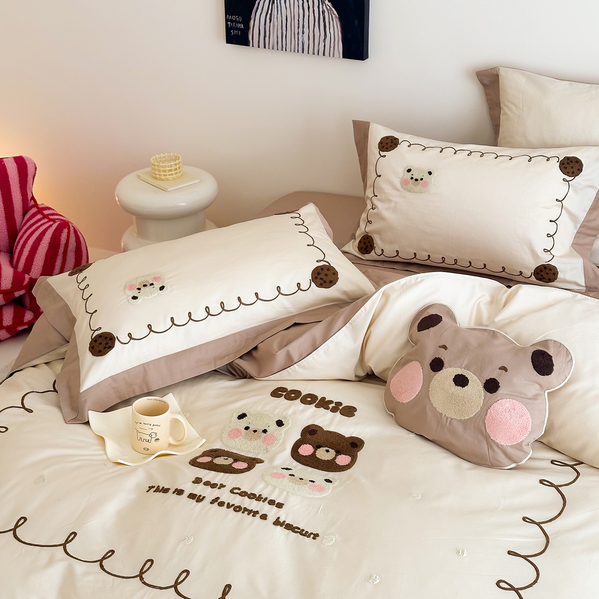 91家纺网 家纺一手货源 找家纺 （总）西西家居 2025新款100支长绒棉澳棉四件套-