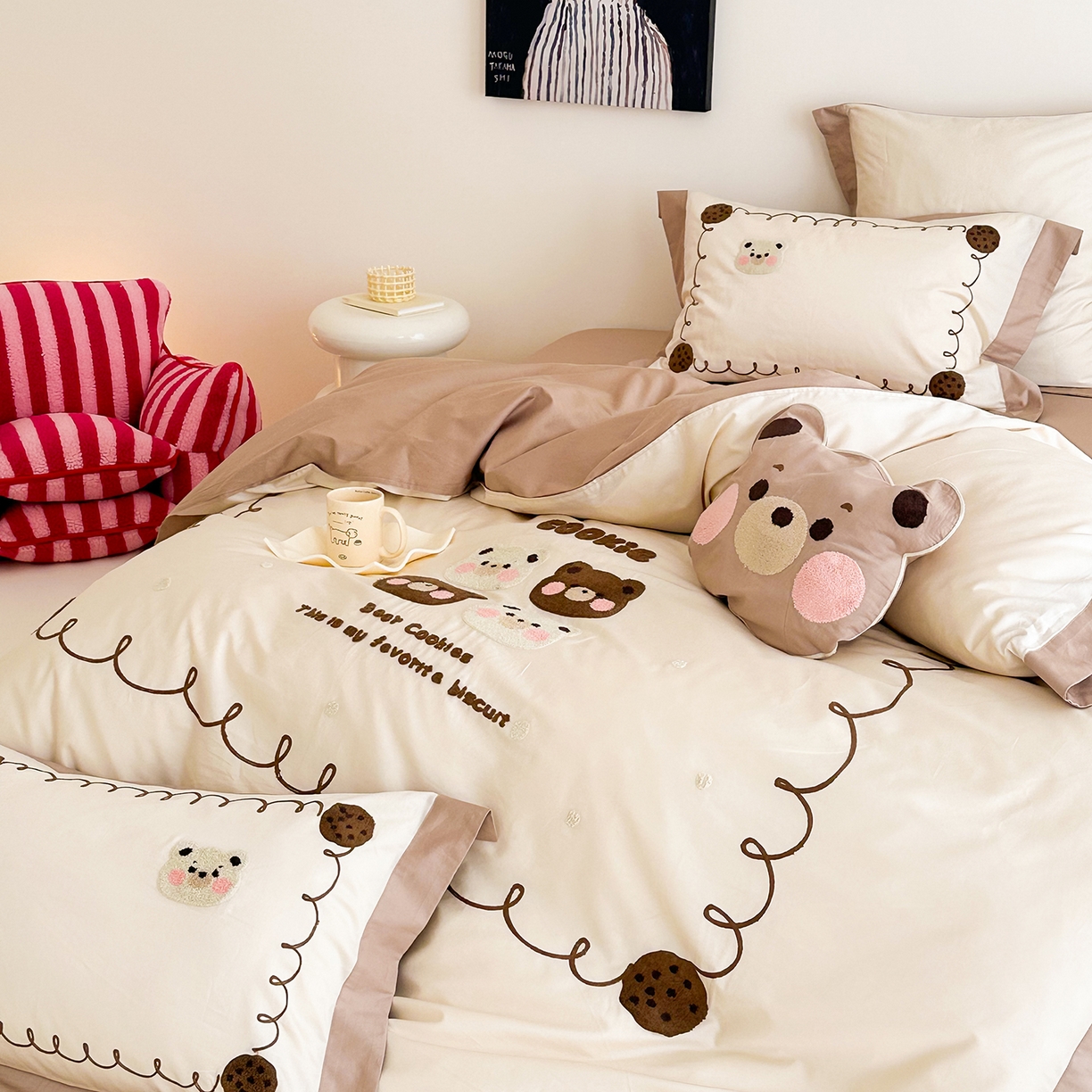 91家纺网 家纺一手货源 找家纺 （总）西西家居 2025新款100支长绒棉澳棉四件套-