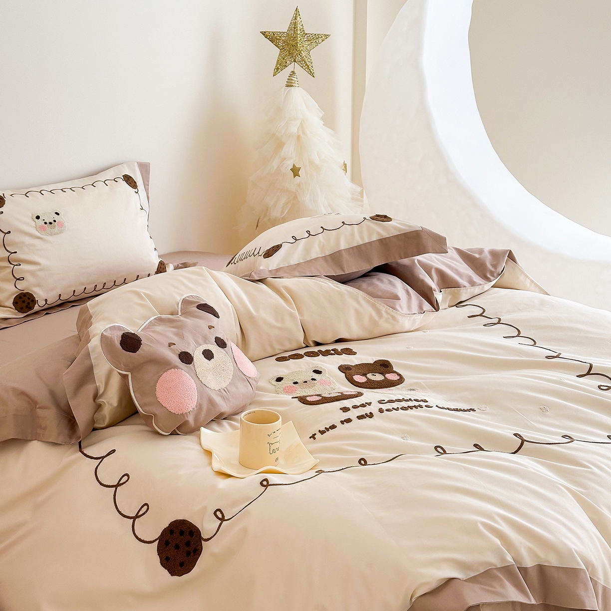 91家纺网 家纺一手货源 找家纺 （总）西西家居 2025新款100支长绒棉澳棉四件套-