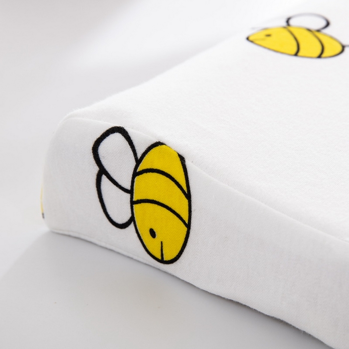 91家纺网 家纺一手货源 找家纺 大黄蜂家居家纺 2025新款针织棉儿童乳胶枕 小黄蜂