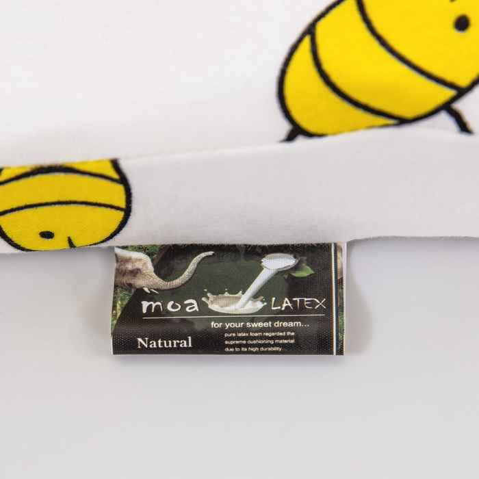 91家纺网 家纺一手货源 找家纺 大黄蜂家居家纺 2025新款针织棉儿童乳胶枕 小黄蜂