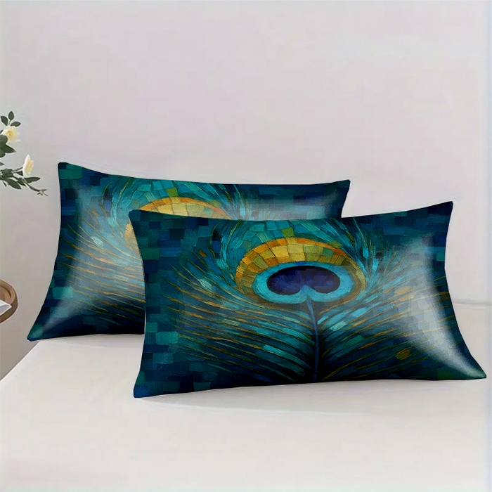 91家纺网 家纺一手货源 找家纺 （总1）轩贝雅 2025新款跨境Pod工厂数码印花被套套装（被套+枕套）第七批