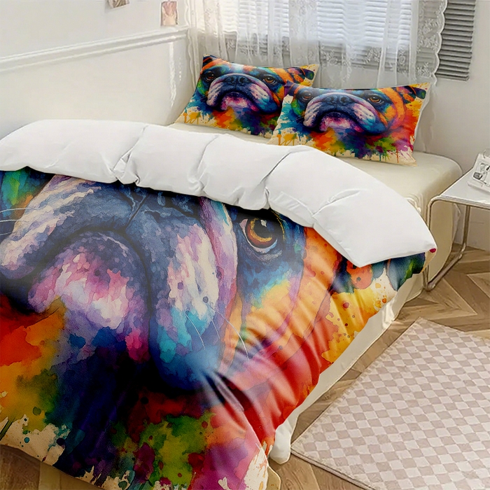 91家纺网 家纺一手货源 找家纺 （总1）轩贝雅 2025新款跨境Pod工厂数码印花被套套装（被套+枕套）第七批