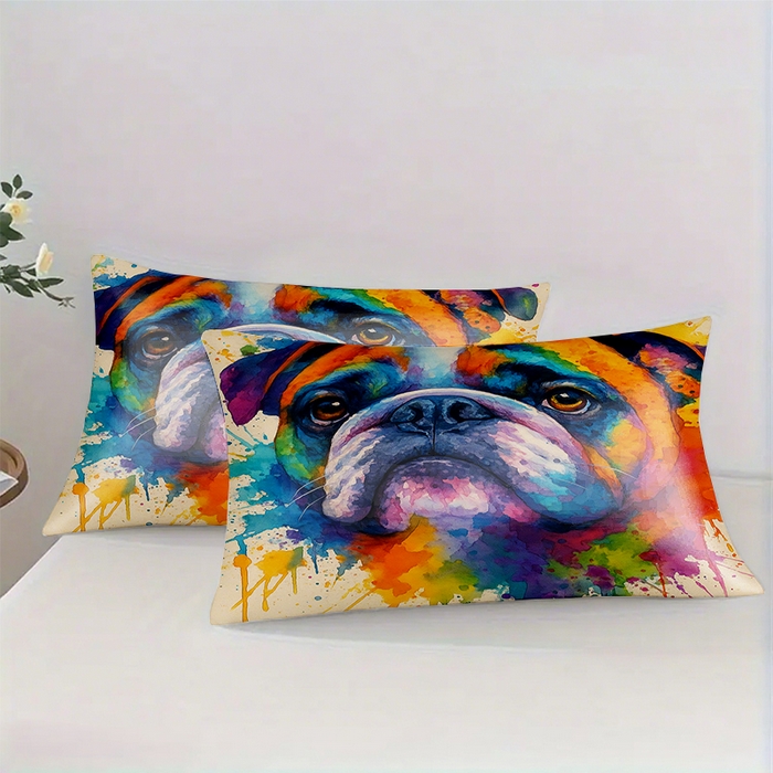 91家纺网 家纺一手货源 找家纺 （总1）轩贝雅 2025新款跨境Pod工厂数码印花被套套装（被套+枕套）第七批