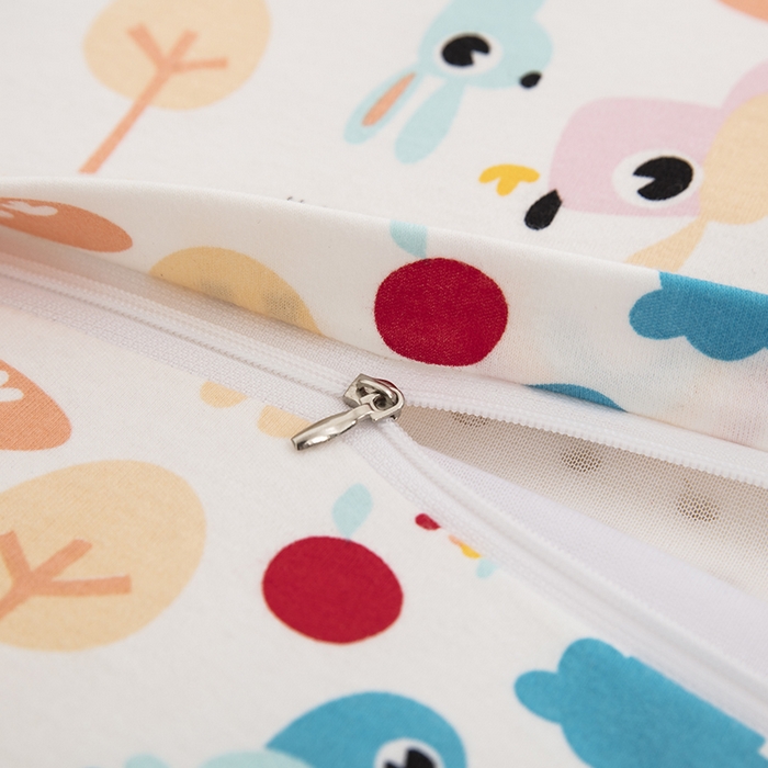 91家纺网 家纺一手货源 找家纺 大黄蜂家居家纺 2025新款针织棉儿童乳胶枕 彩虹