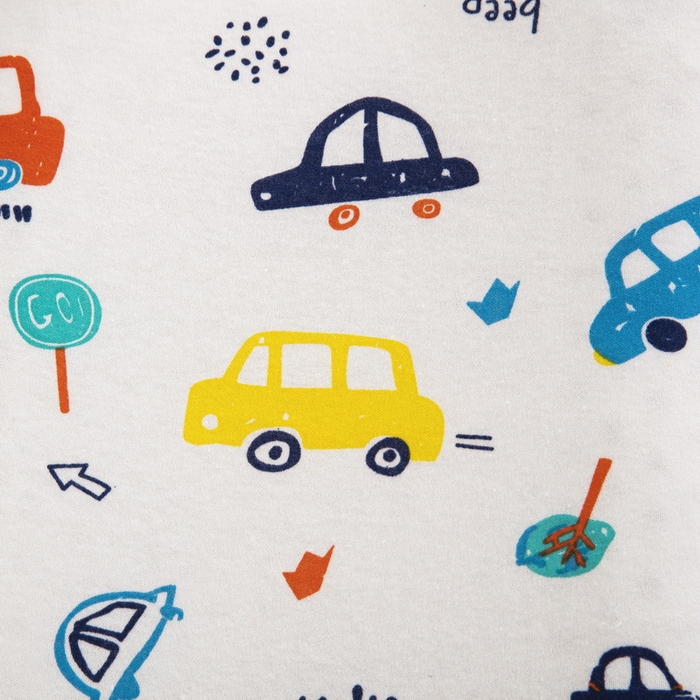 91家纺网 家纺一手货源 找家纺 大黄蜂家居家纺 2025新款针织棉儿童乳胶枕 快乐汽车