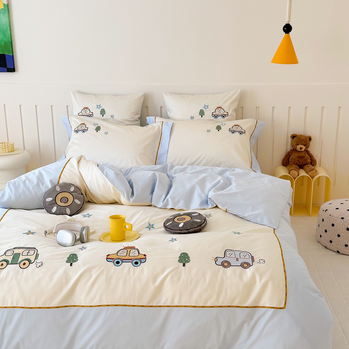 91家纺网 家纺一手货源 找家纺 （总）西西家居 2025新款100支长绒棉澳棉四件套-