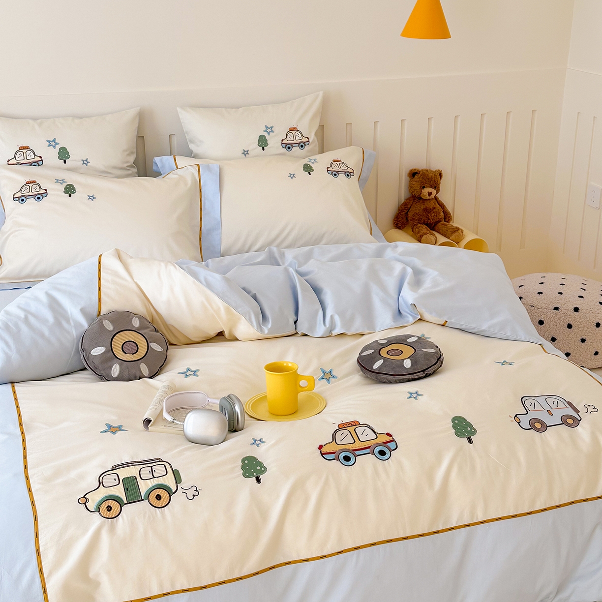 91家纺网 家纺一手货源 找家纺 （总）西西家居 2025新款100支长绒棉澳棉四件套-