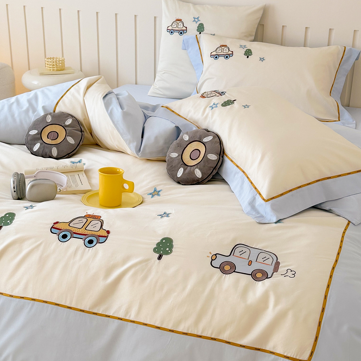 91家纺网 家纺一手货源 找家纺 （总）西西家居 2025新款100支长绒棉澳棉四件套-