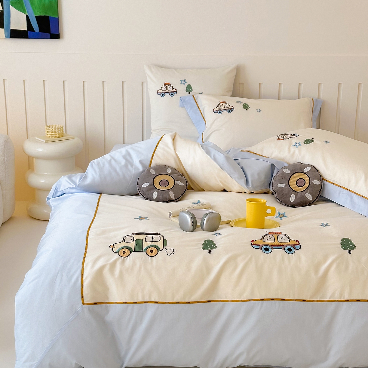 91家纺网 家纺一手货源 找家纺 （总）西西家居 2025新款100支长绒棉澳棉四件套-