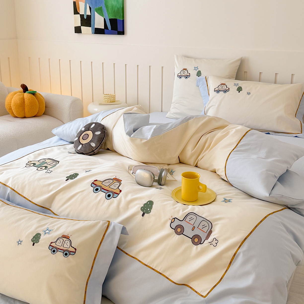 91家纺网 家纺一手货源 找家纺 （总）西西家居 2025新款100支长绒棉澳棉四件套-