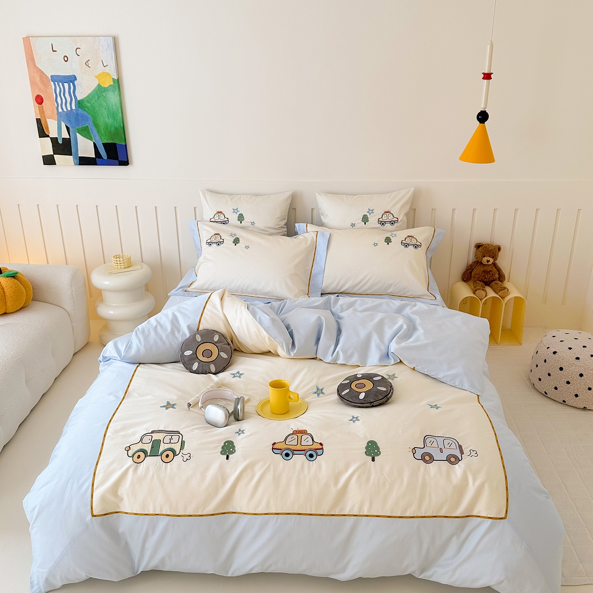 91家纺网 家纺一手货源 找家纺 （总）西西家居 2025新款100支长绒棉澳棉四件套-