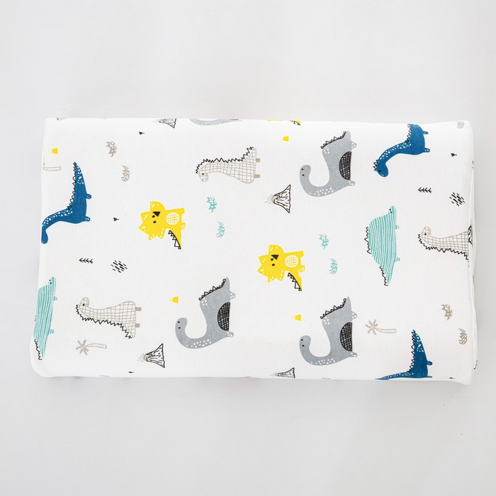 91家纺网 家纺一手货源 找家纺 大黄蜂家居家纺 2025新款针织棉儿童乳胶枕 恐龙时代