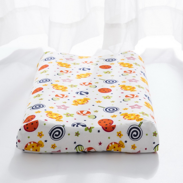 91家纺网 家纺一手货源 找家纺 大黄蜂家居家纺 2025新款针织棉儿童乳胶枕 棒棒糖