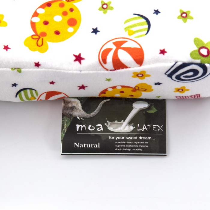 91家纺网 家纺一手货源 找家纺 大黄蜂家居家纺 2025新款针织棉儿童乳胶枕 棒棒糖