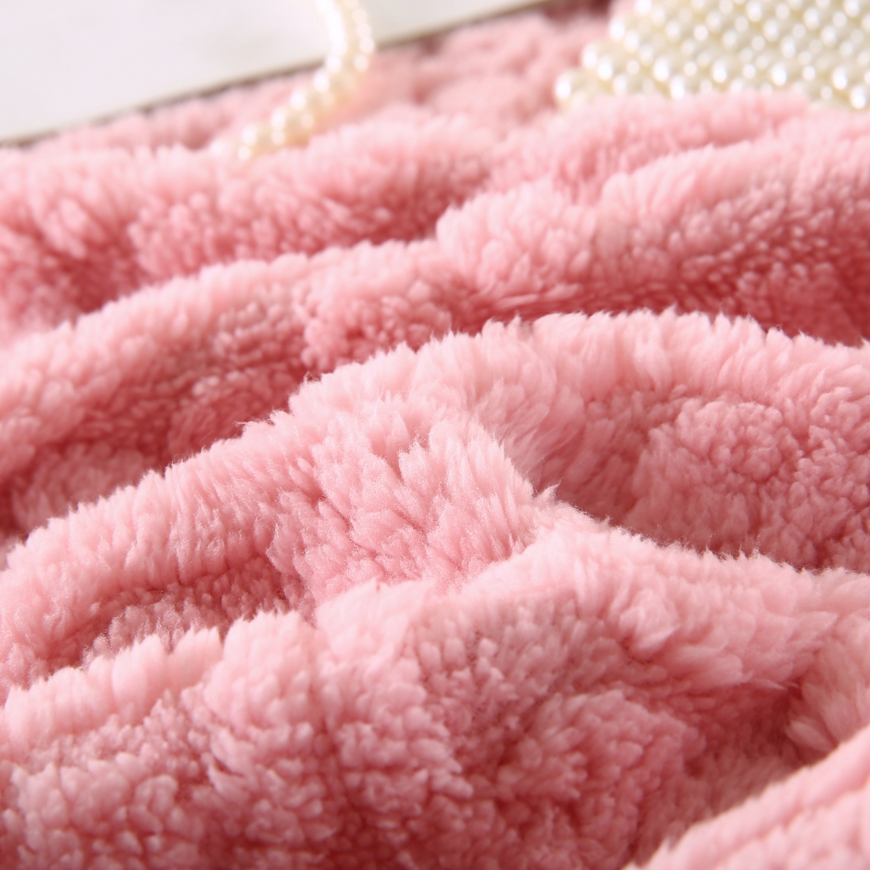 91家纺网 家纺一手货源 找家纺 巴木赫 2025新款如意阁塔芙绒毯子毛毯 粉色