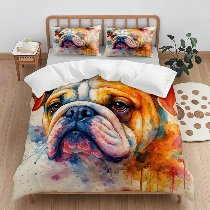 91家纺网 家纺一手货源 找家纺 （总2）轩贝雅  2025新款跨境Pod工厂数码印花被套套装（被套+枕套）第七批