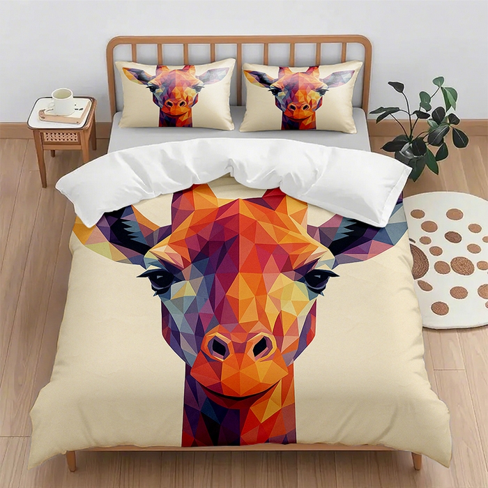 91家纺网 家纺一手货源 找家纺 （总2）轩贝雅  2025新款跨境Pod工厂数码印花被套套装（被套+枕套）第七批