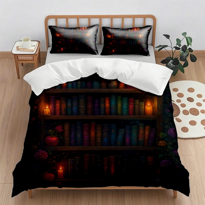 91家纺网 家纺一手货源 找家纺 （总2）轩贝雅  2025新款跨境Pod工厂数码印花被套套装（被套+枕套）第七批