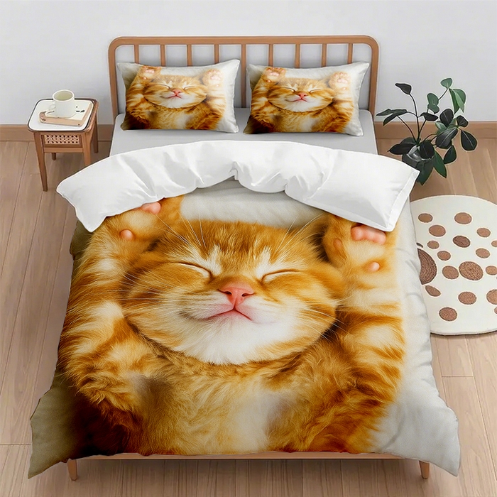 91家纺网 家纺一手货源 找家纺 （总2）轩贝雅  2025新款跨境Pod工厂数码印花被套套装（被套+枕套）第七批