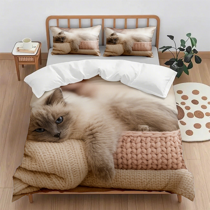 91家纺网 家纺一手货源 找家纺 （总2）轩贝雅  2025新款跨境Pod工厂数码印花被套套装（被套+枕套）第七批