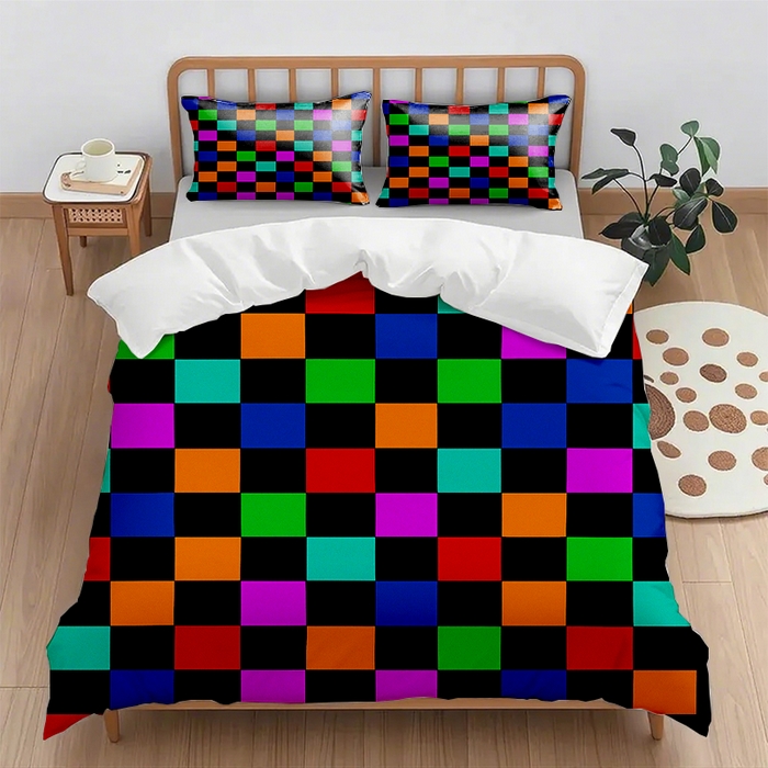 91家纺网 家纺一手货源 找家纺 （总2）轩贝雅  2025新款跨境Pod工厂数码印花被套套装（被套+枕套）第七批