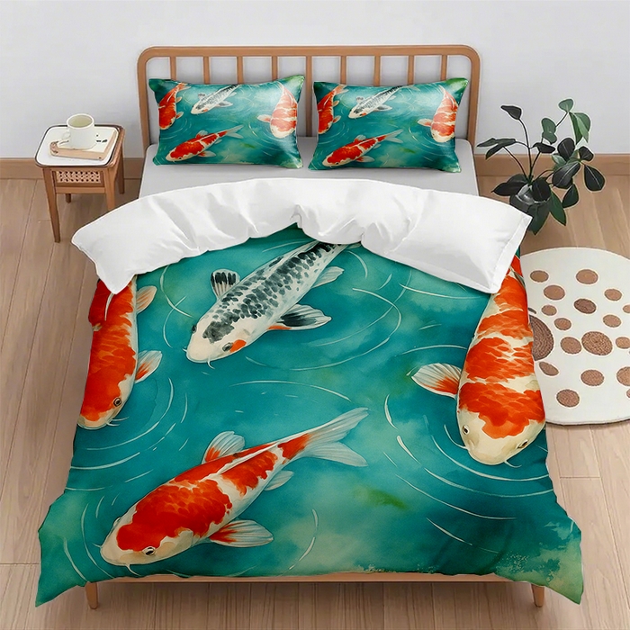 91家纺网 家纺一手货源 找家纺 （总2）轩贝雅  2025新款跨境Pod工厂数码印花被套套装（被套+枕套）第七批