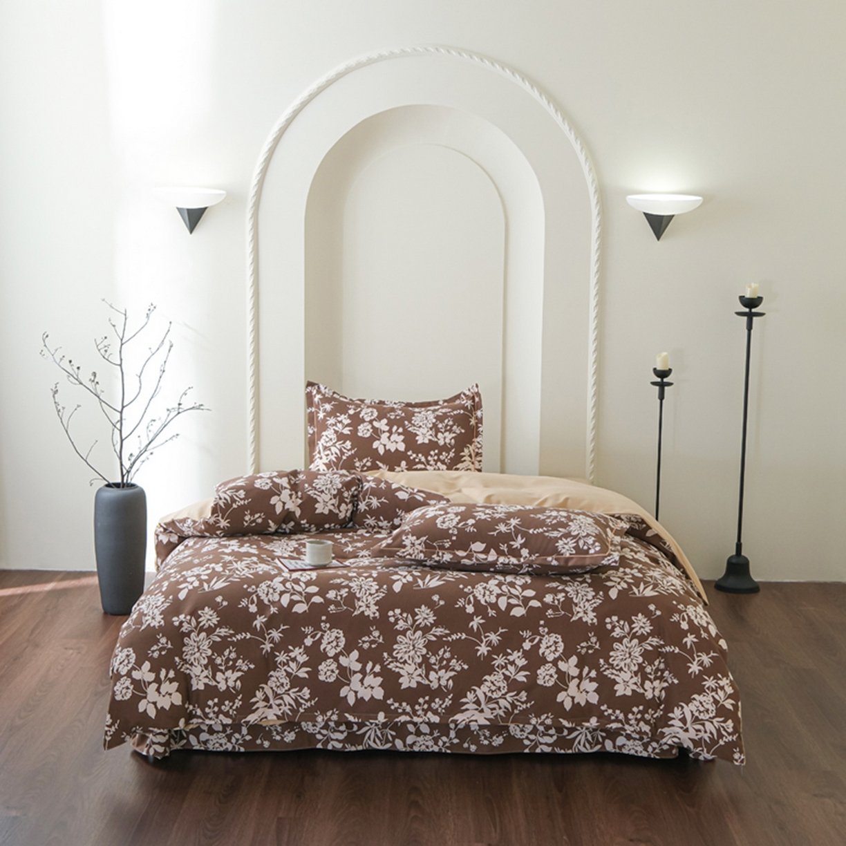 91家纺网 家纺一手货源 找家纺 （总）慕绸家纺（原萌宝老粗布厂家） 2025秋冬新款加厚纯棉磨毛印花四件套