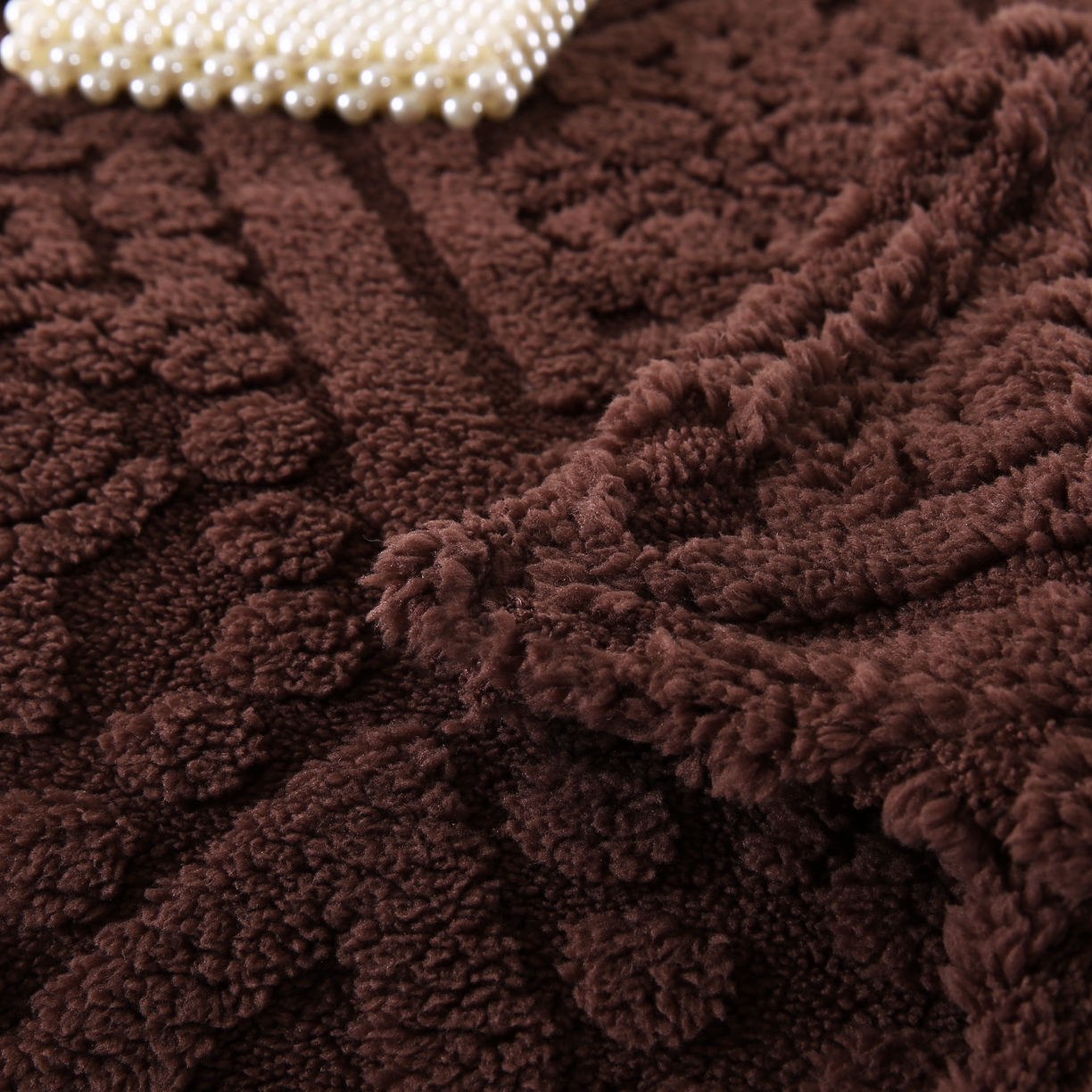 91家纺网 家纺一手货源 找家纺 巴木赫 2025新款如意阁塔芙绒毯子毛毯 咖啡