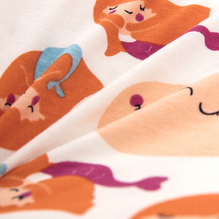 91家纺网 家纺一手货源 找家纺 大黄蜂家居家纺 2025新款针织棉儿童乳胶枕 美人鱼